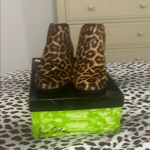 Sam Edelman Animal Print Ankle Booties